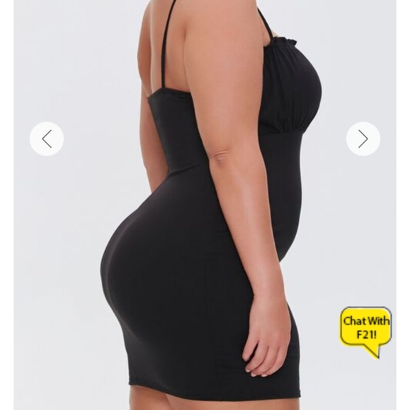 NWT Black Mini Dress Size 3X - Picture 2 of 5